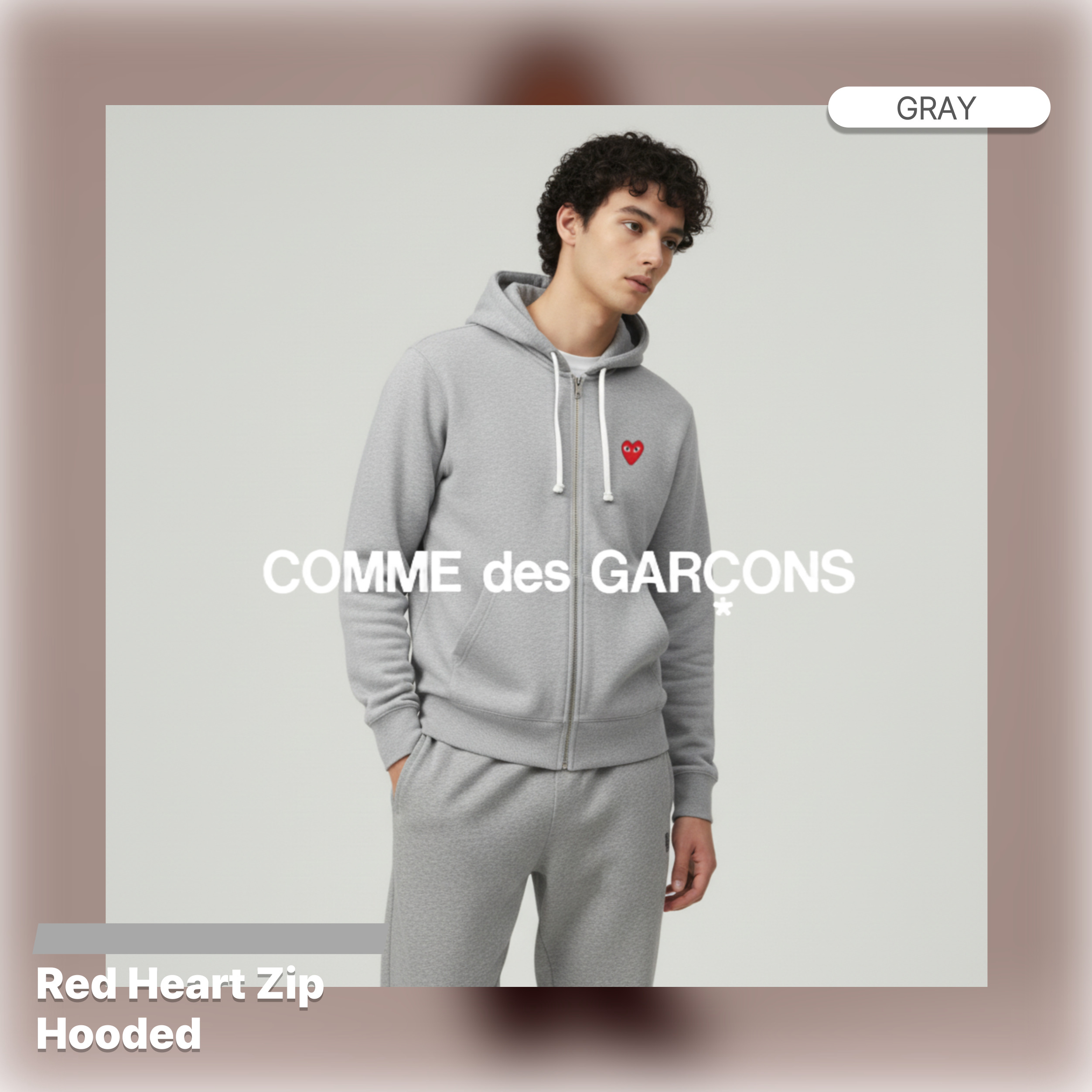 [CDG] 꼼데가르송 후드집업