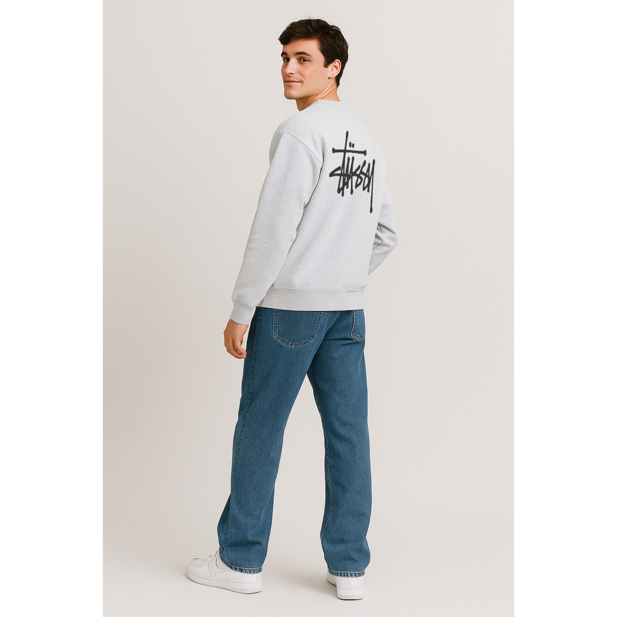 [STUSSY]스투시 베이직로고 맨투맨
