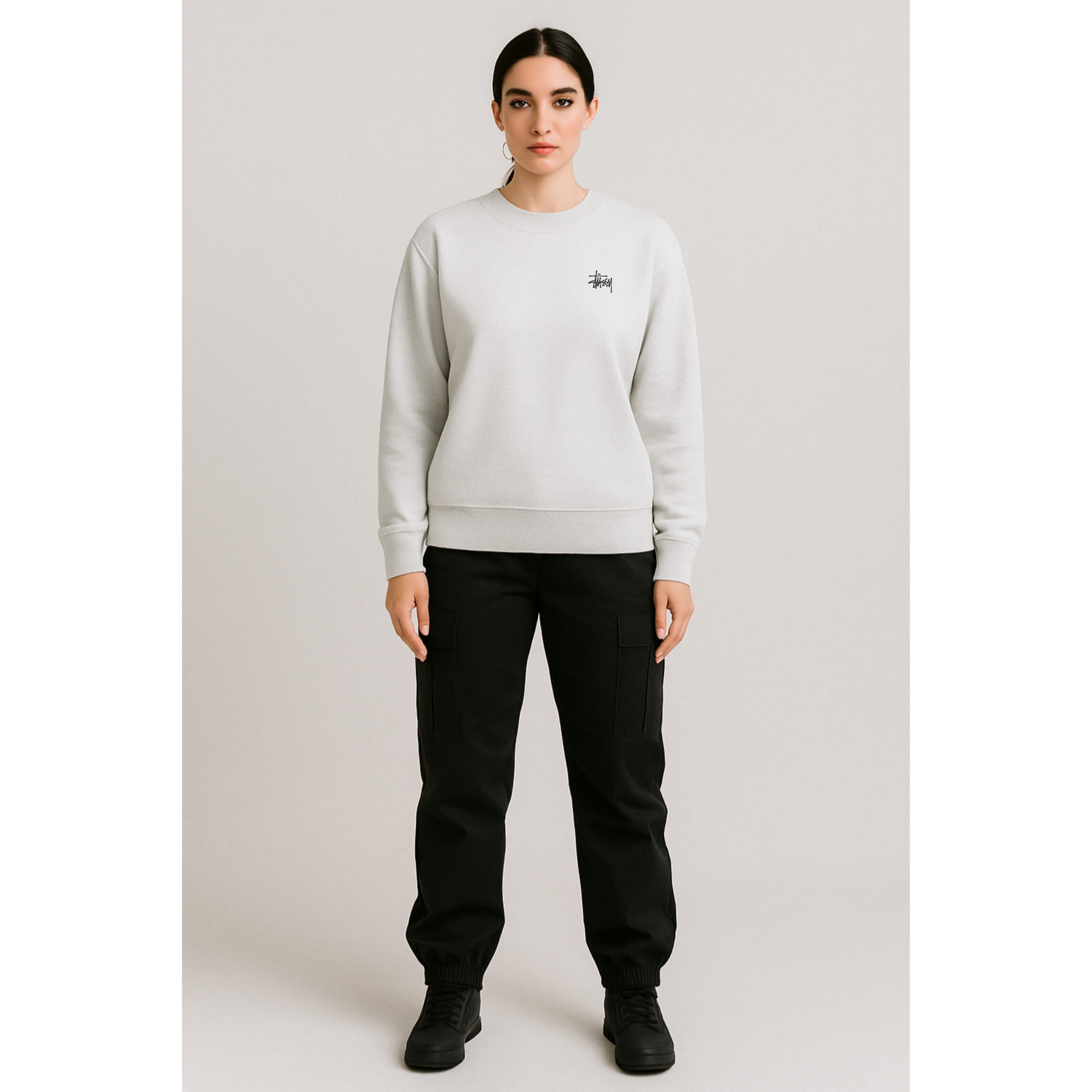 [STUSSY]스투시 베이직로고 맨투맨