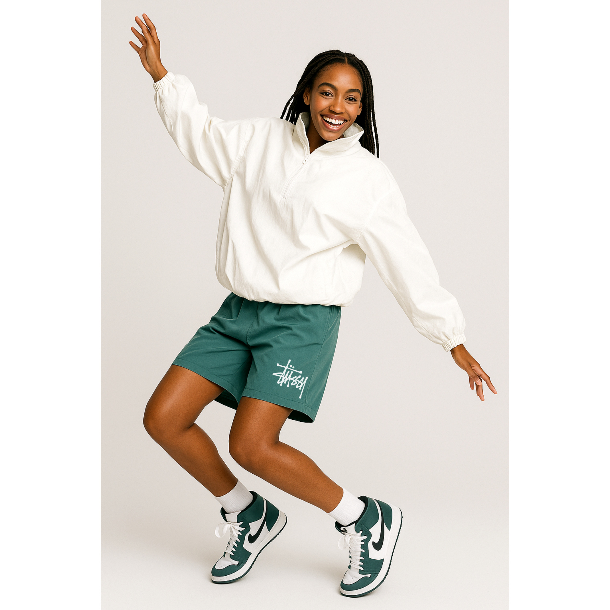 [STUSSY]스투시 빅 베이직 워터 쇼츠