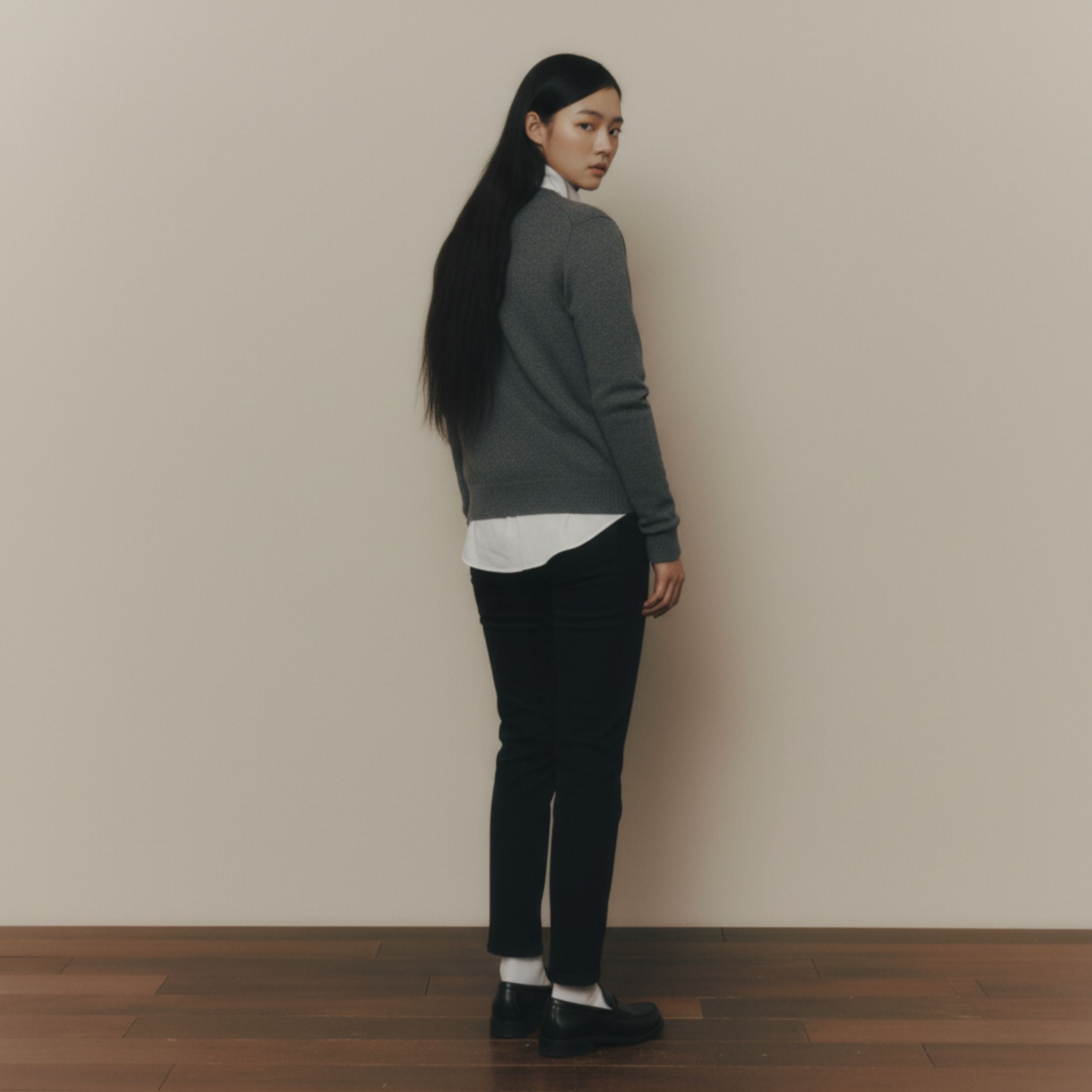 [CDG]꼼데가르송 레드와펜 U넥 가디건