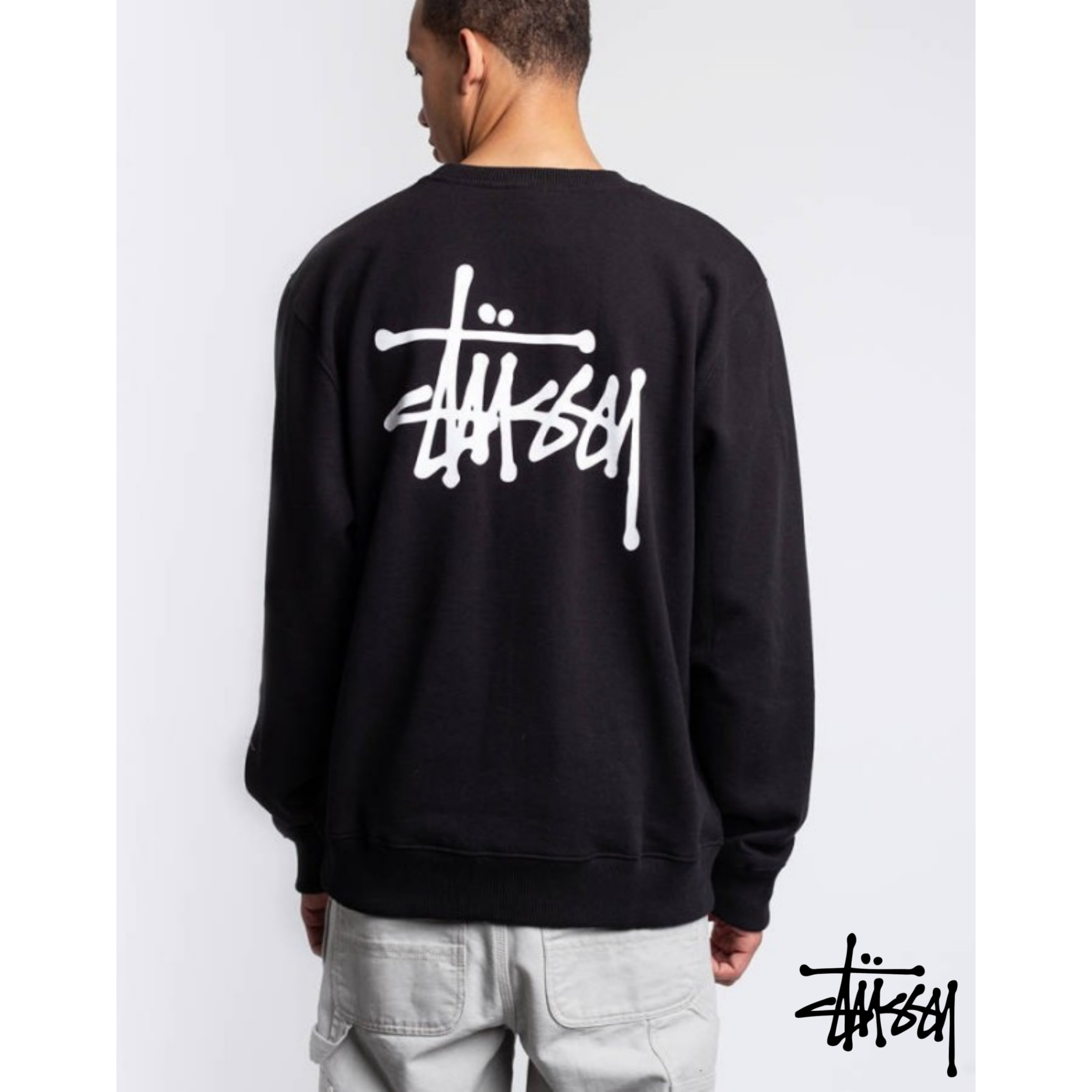 [STUSSY]스투시 베이직로고 맨투맨