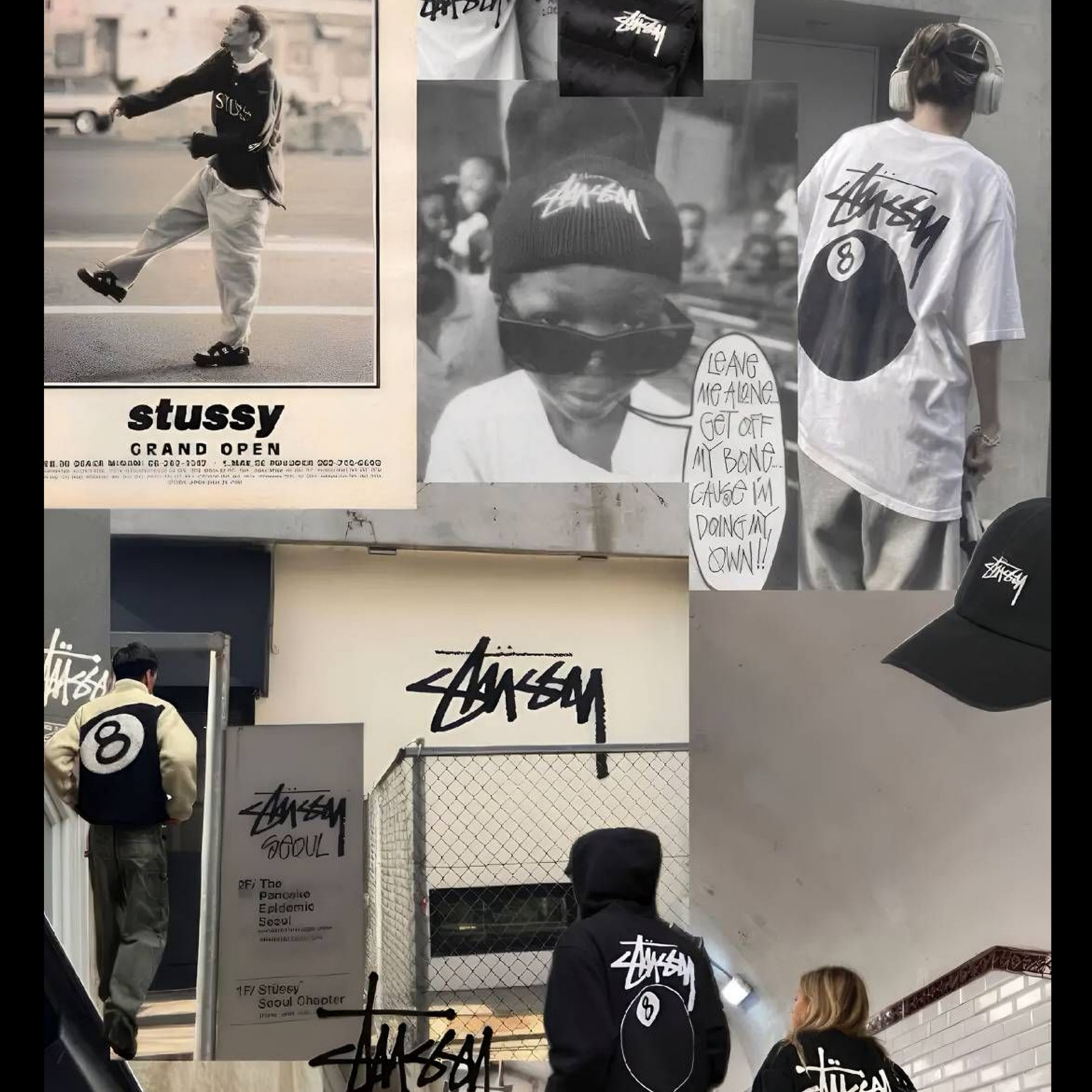 [STUSSY]스투시 클래식기어 기모 후드
