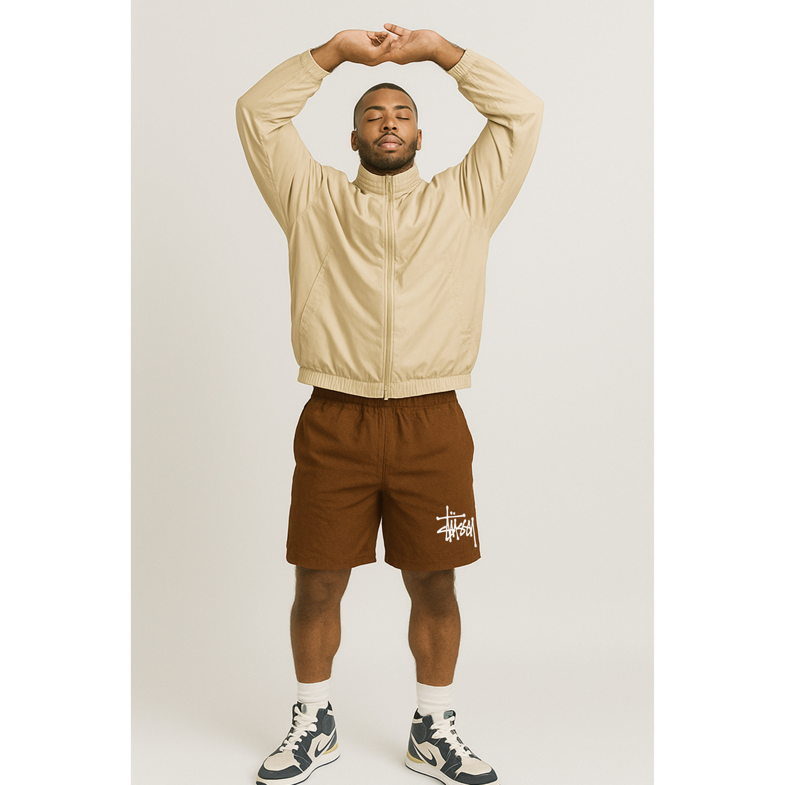 [STUSSY]스투시 빅 베이직 워터 쇼츠