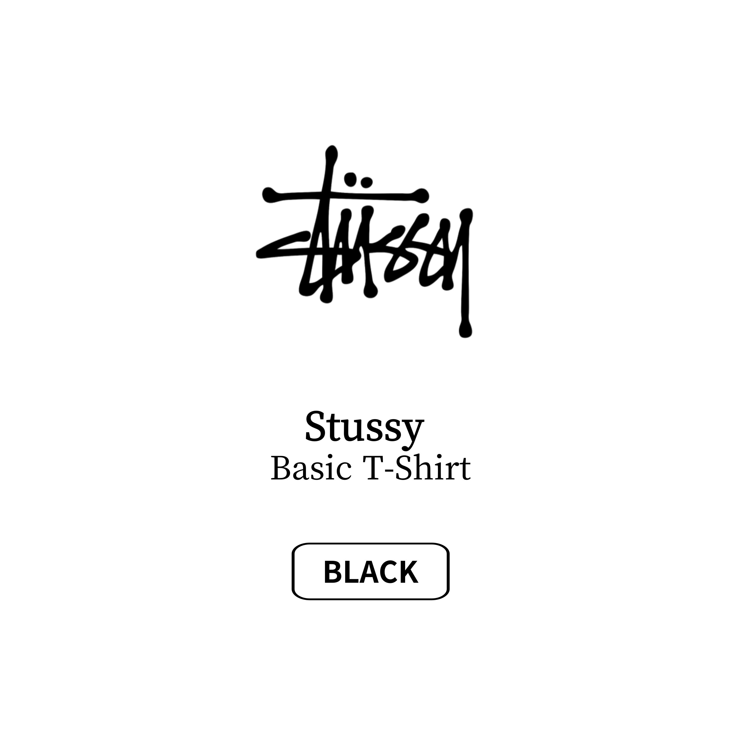 [STUSSY]스투시 베이직로고 반팔