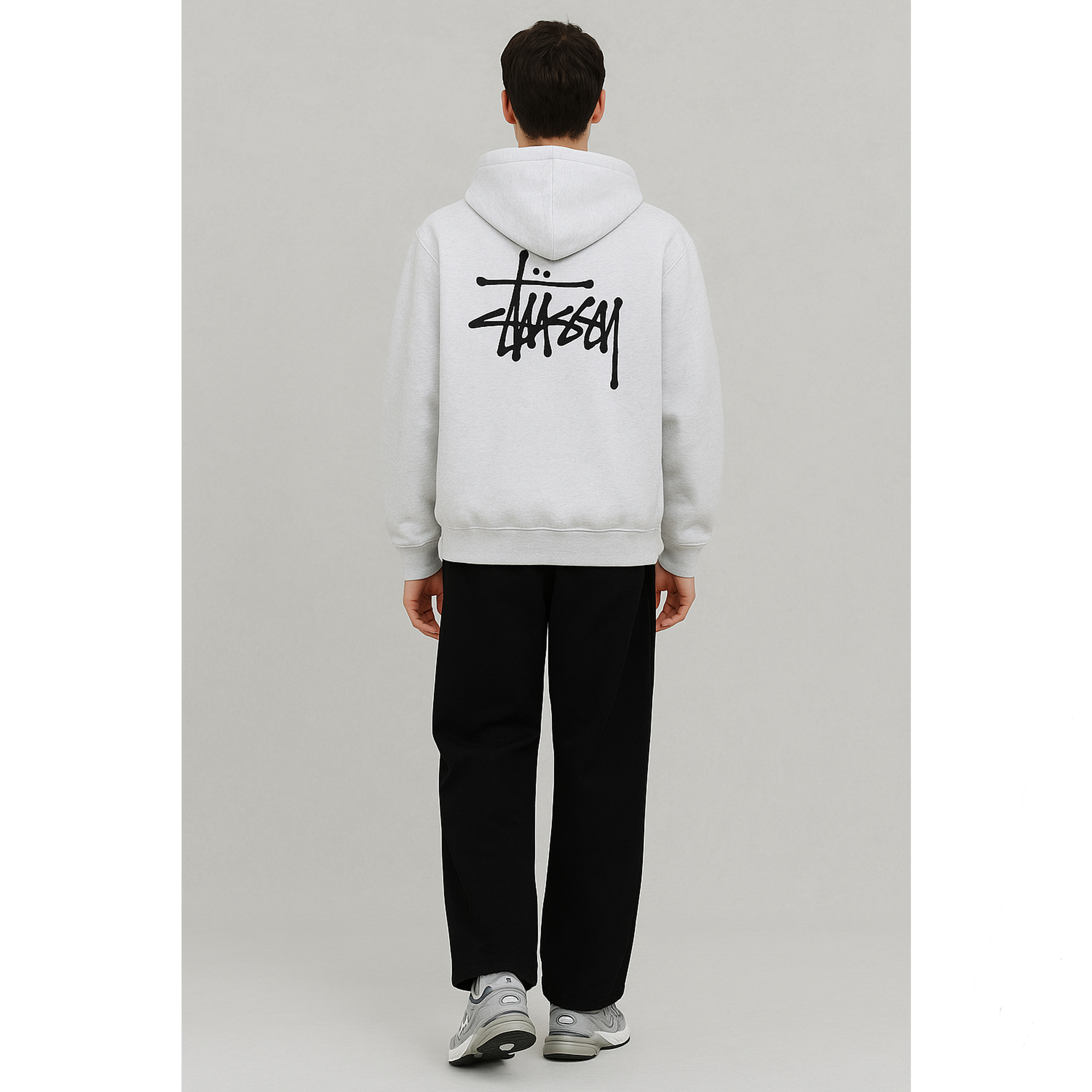[STUSSY]스투시 베이직로고 후드 집업