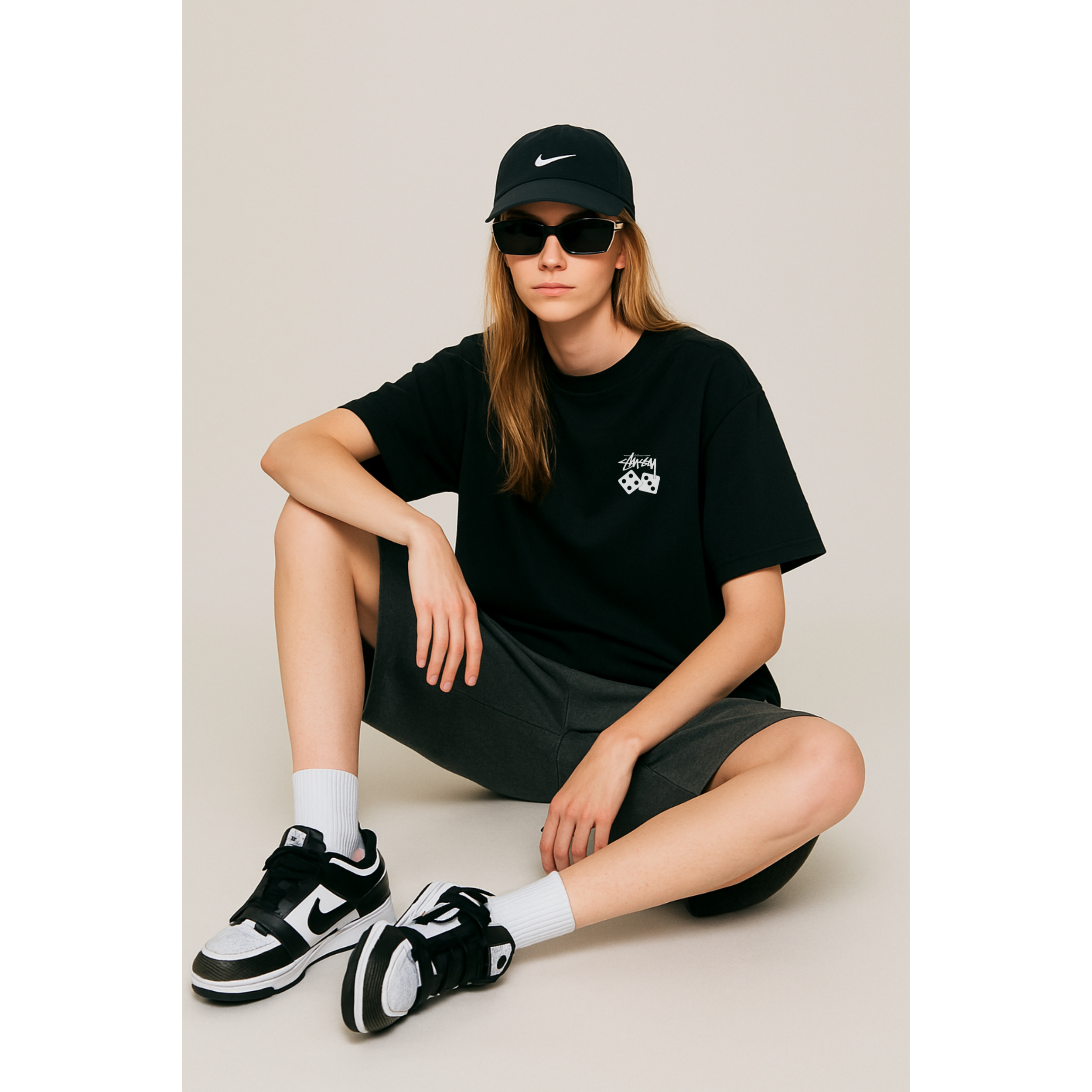 [STUSSY]스투시 다이스로고 반팔