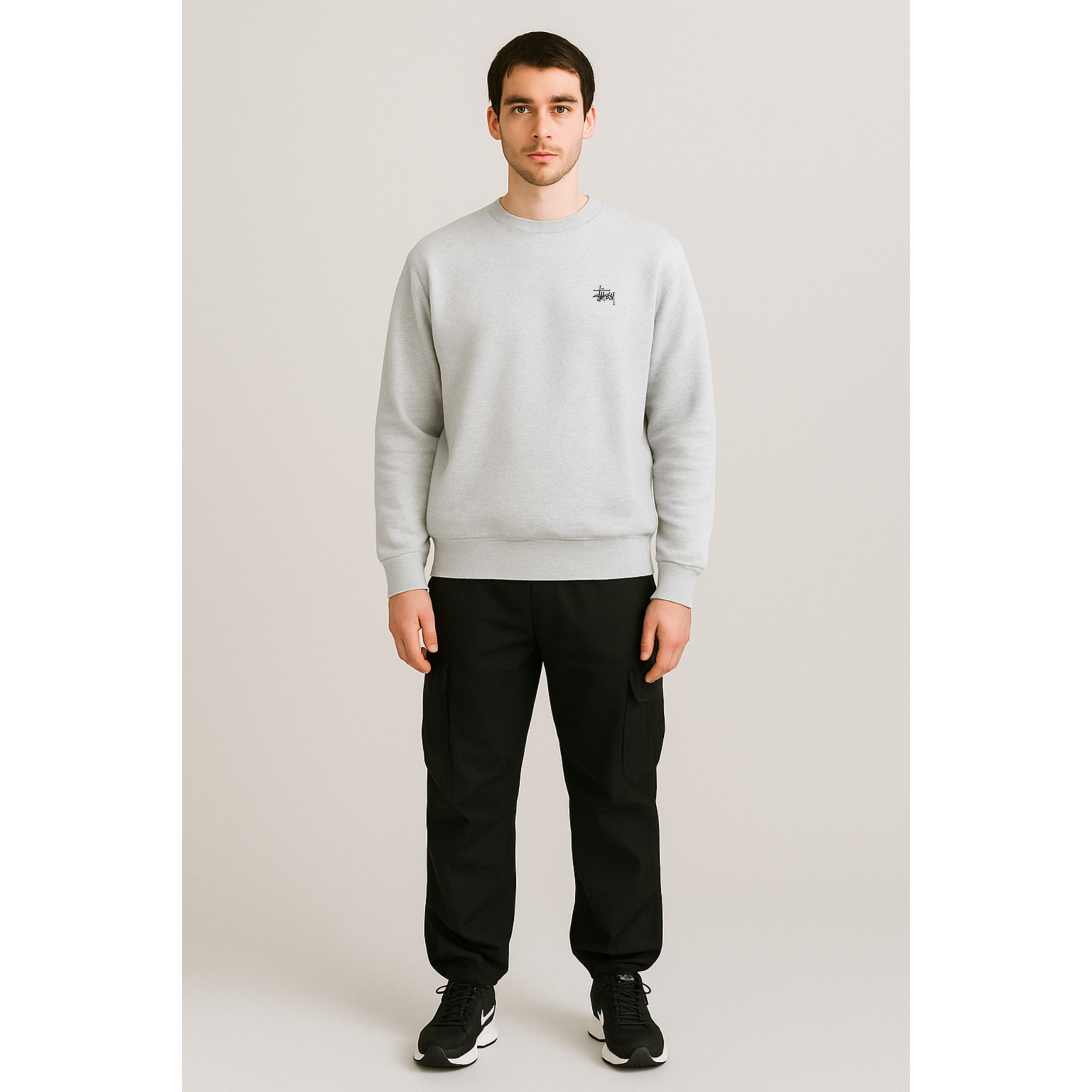 [STUSSY]스투시 베이직로고 맨투맨
