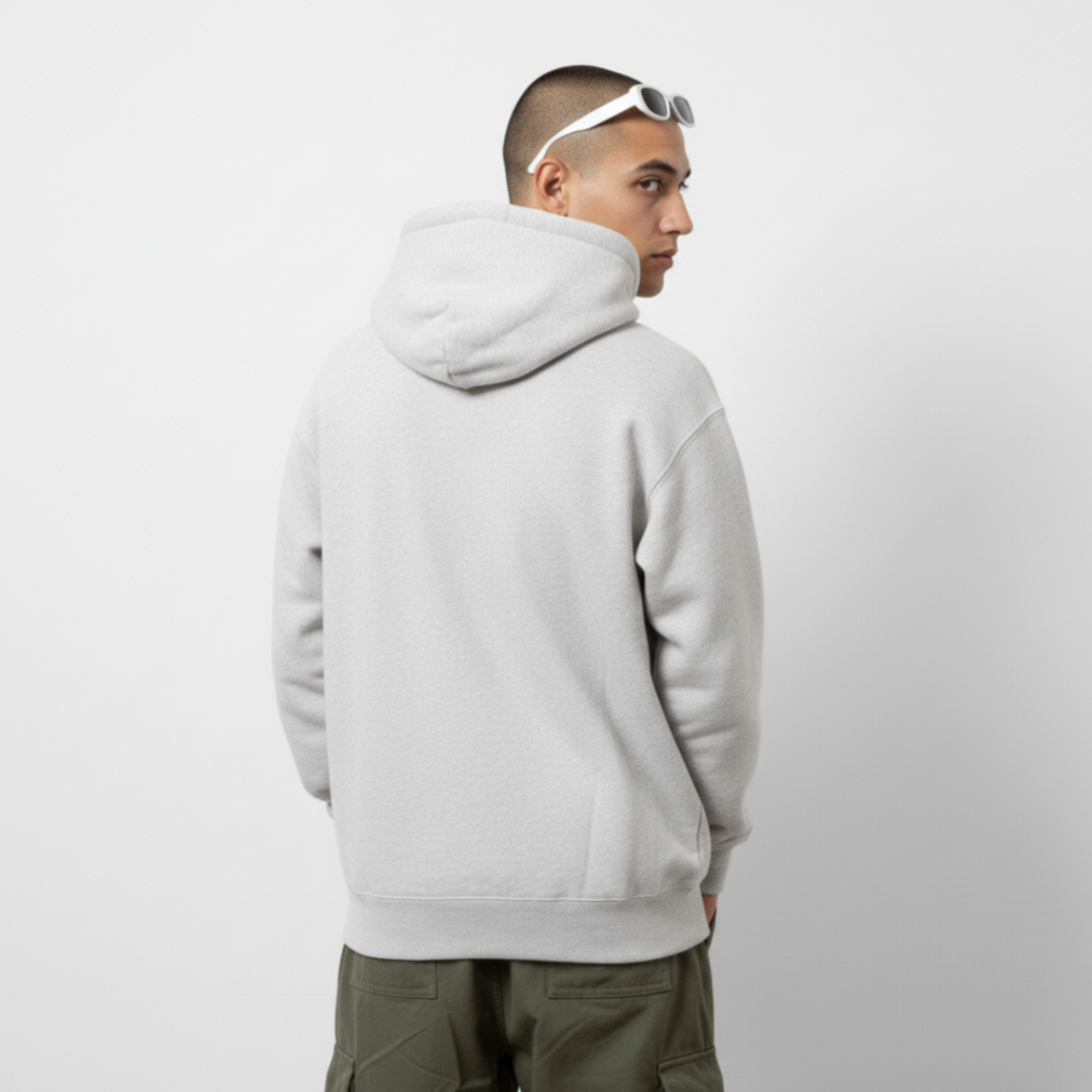 [STUSSY]스투시 아플리케 기모 후드