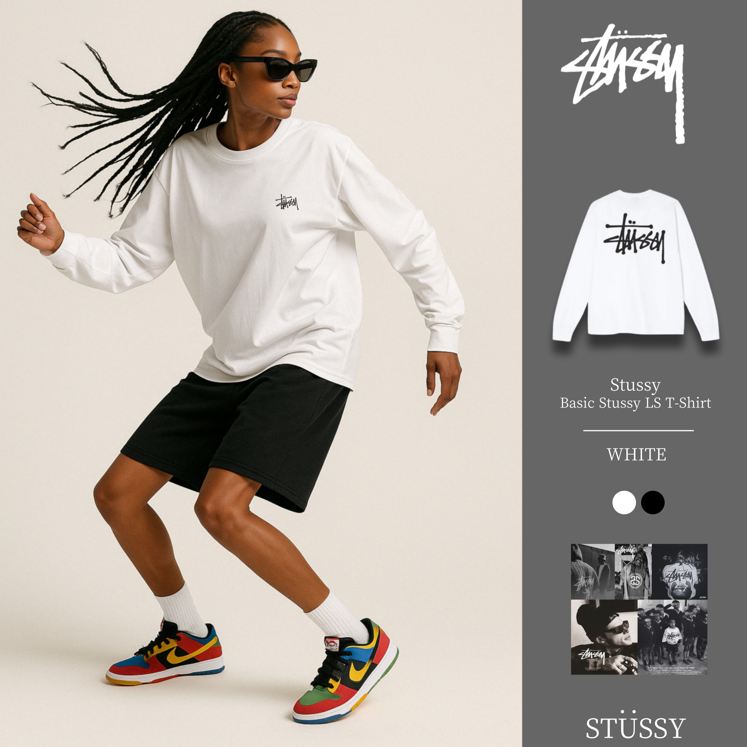 [STUSSY]스투시 롱슬리브 긴팔