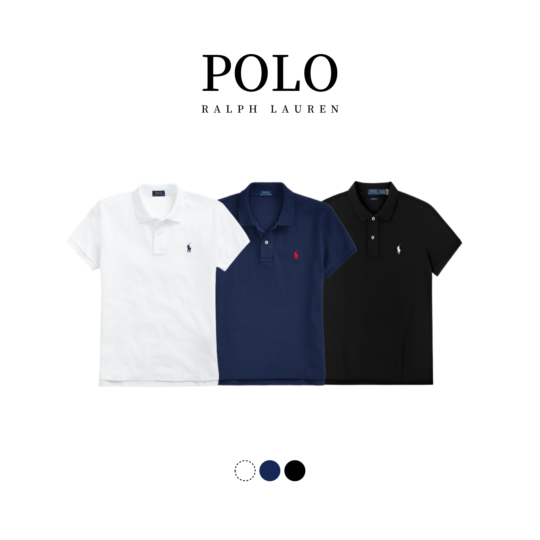[POLO RALPH LAUREN]폴로 여성 클래식핏 메시 PK 셔츠