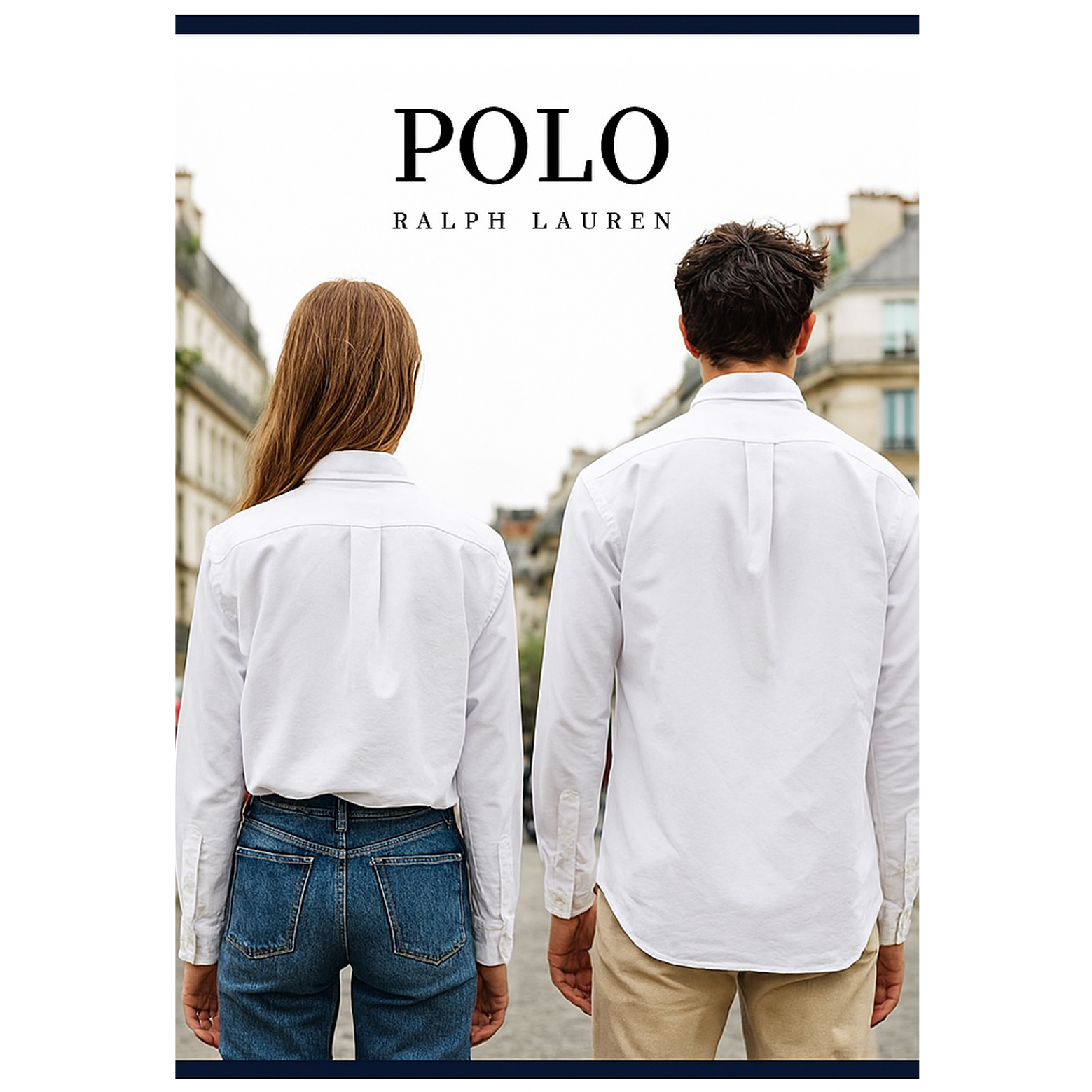 [POLO RALPH LAUREN]폴로 클래식핏 옥스포드 긴팔셔츠 White