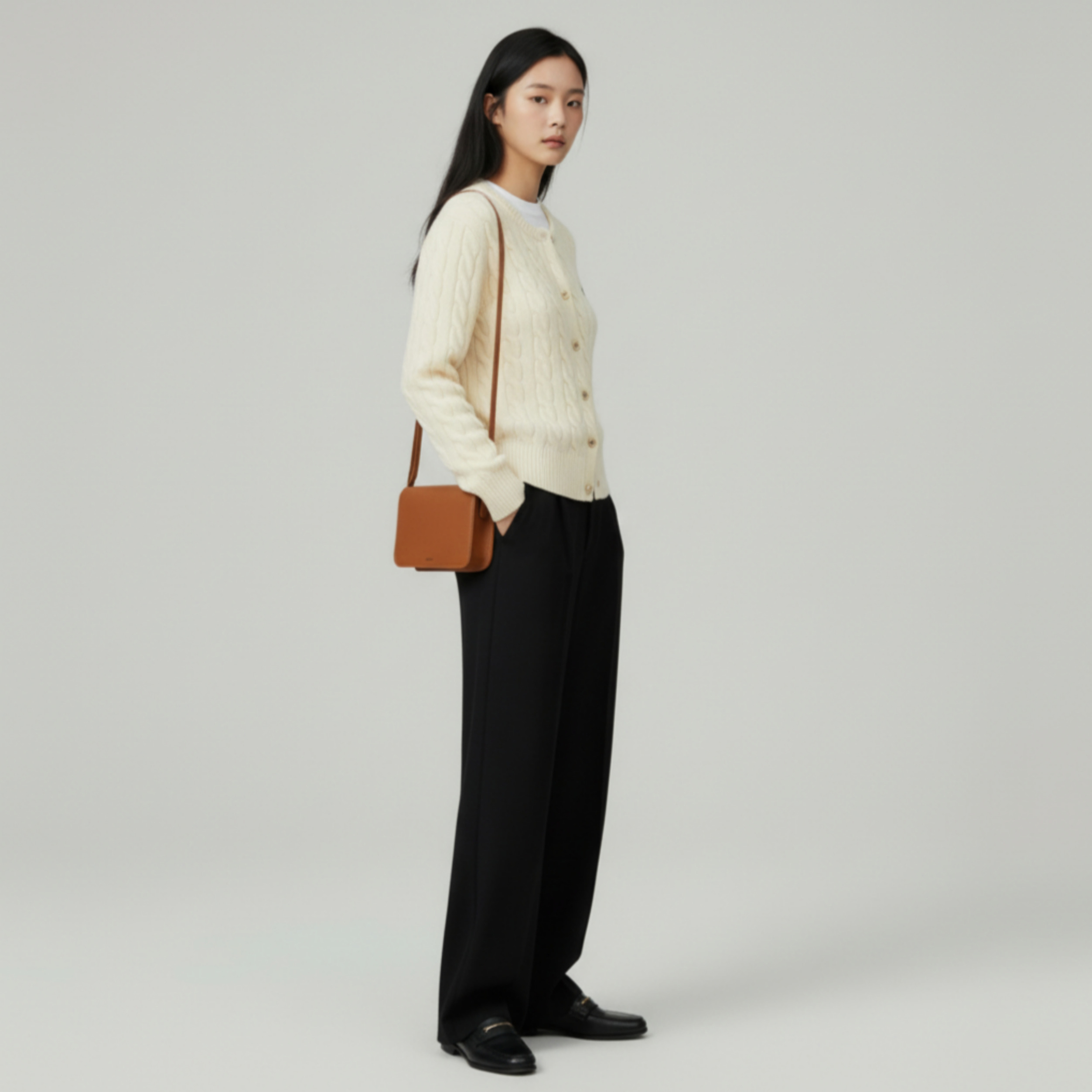 [POLO RALPH LAUREN]폴로 랄프로렌 여성 울 캐시미어 케이블 가디건_봄 시즌 특가
