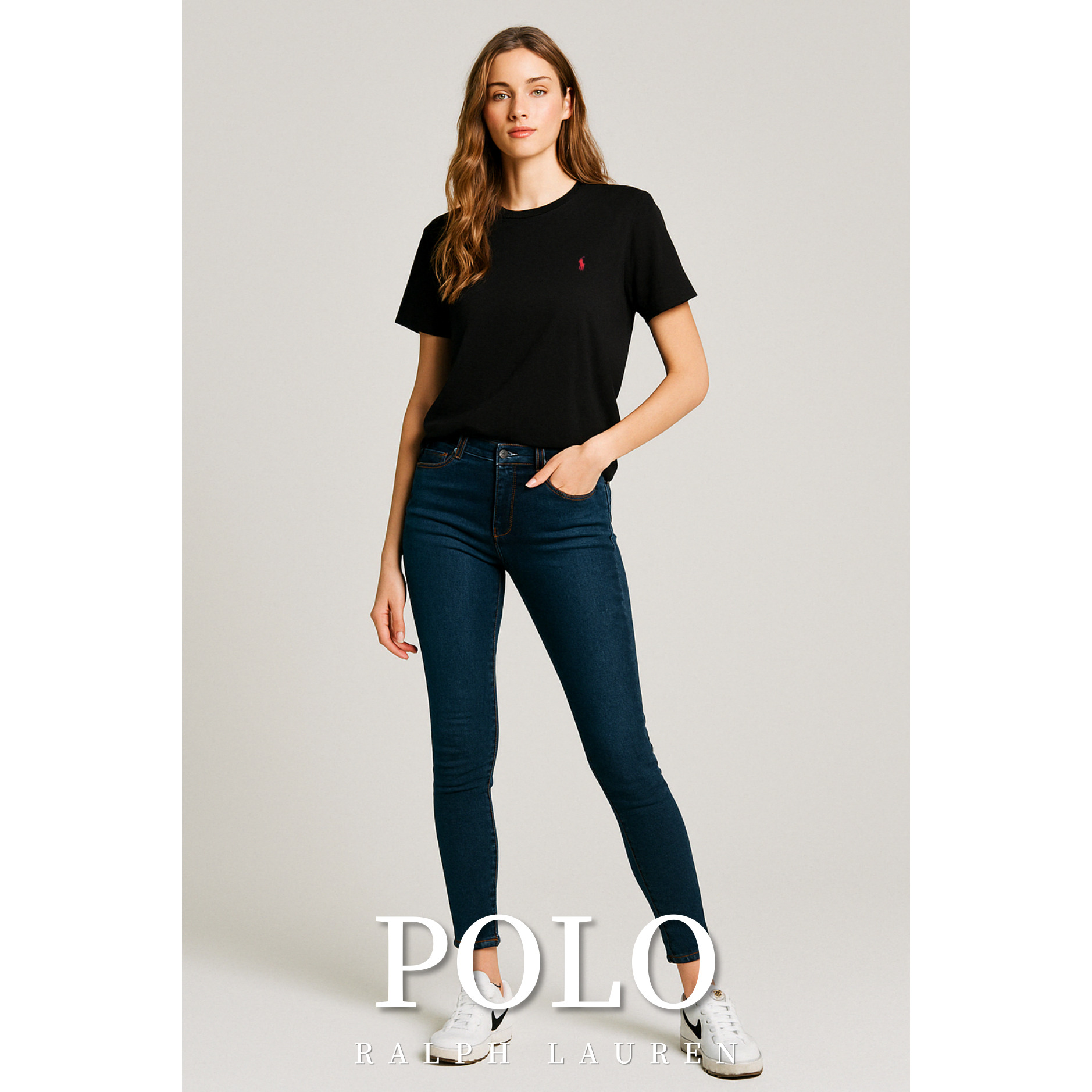[POLO RALPH LAUREN]폴로 남성 코튼 숏 슬리브 크루넥 티셔츠