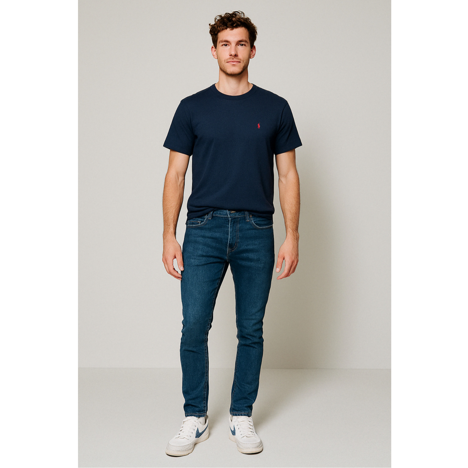 [POLO RALPH LAUREN]폴로 남성 코튼 숏 슬리브 크루넥 티셔츠